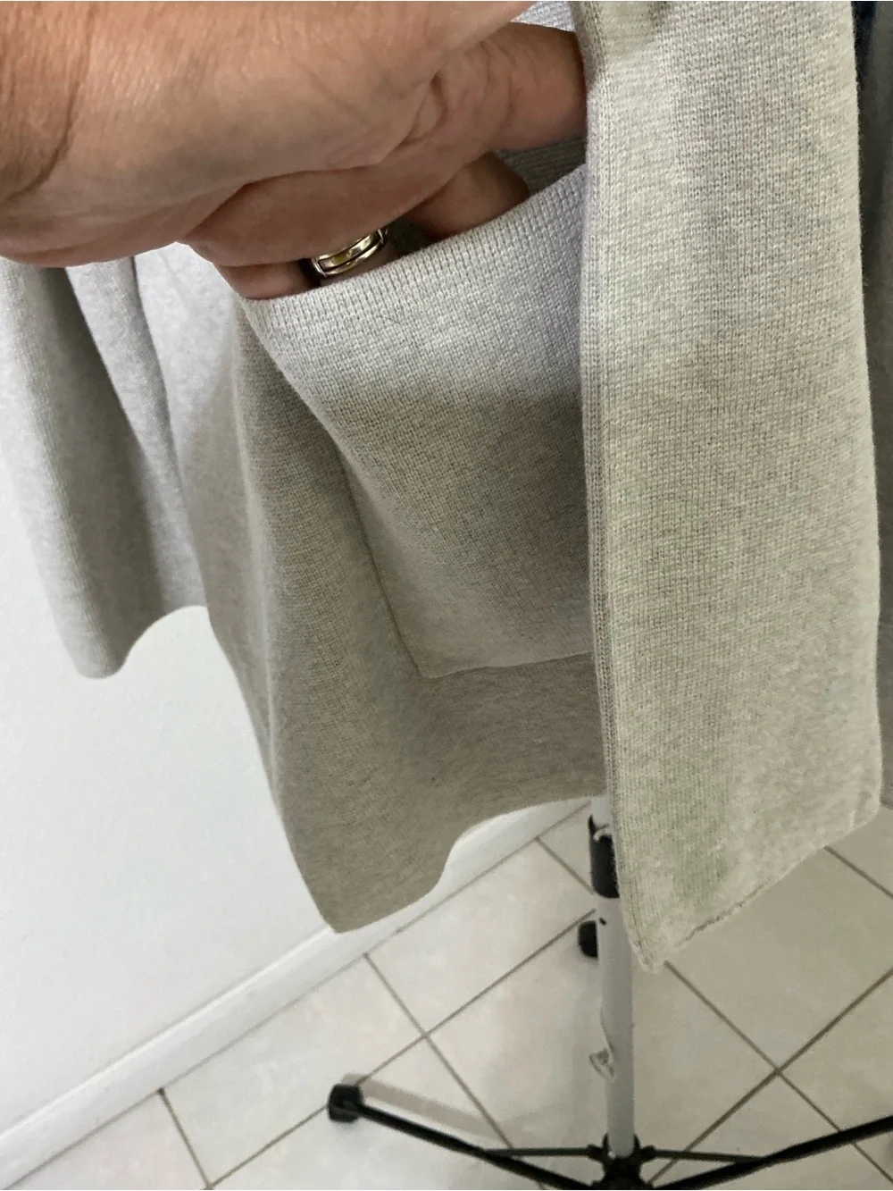 J. Crew Chelsea sweater blazer in Heather Light Grey Size XLarge